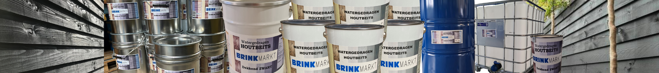 Houtbeits watergedragen dekkend zwart