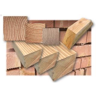 Douglas balken vers gezaagd fijnbezaagd of geschaafd