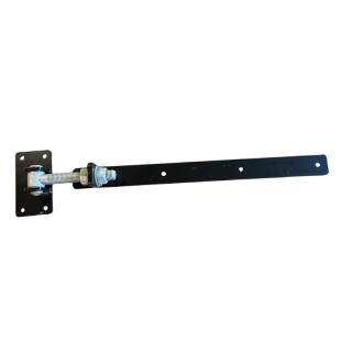 Zware Verstelbare duimheng 6x50mm zwart/verzinkt plaat 80x150mm Gaten M11