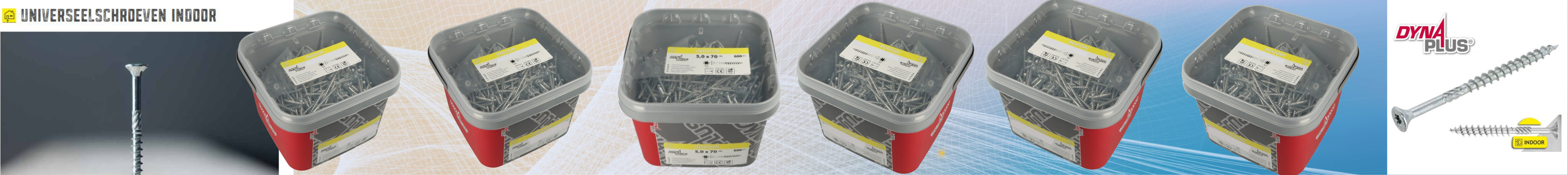 DynaPlus Unischroeven Emmer verpakking