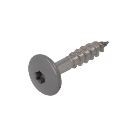 Gevelplaatschroef met Kleurkop 4.8x25mm RAL7037 Stofgrijs 50st.-8712811048066