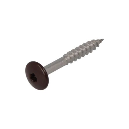 Dak&Gevel Kleurkopschroef 4.8x25mm Chocoladebruin 50st-8712811054876