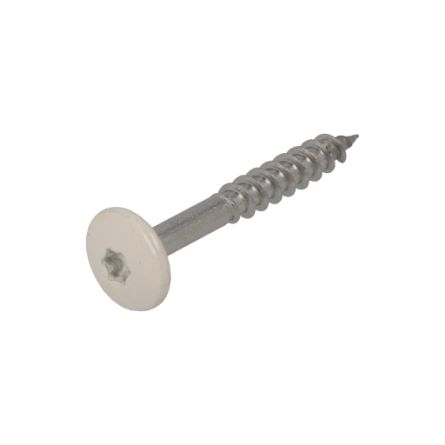 Gevelplaatschroef met kleurschroef 4.8x25mm RAL9001Crèmewit 50st.-8712811992642