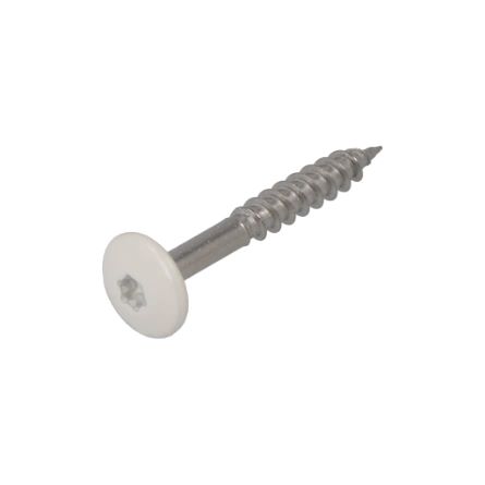 Gevelplaatschroef met Kleurkop 4.8x38mm RAL1013 Parelwit 50st.-8712811798749