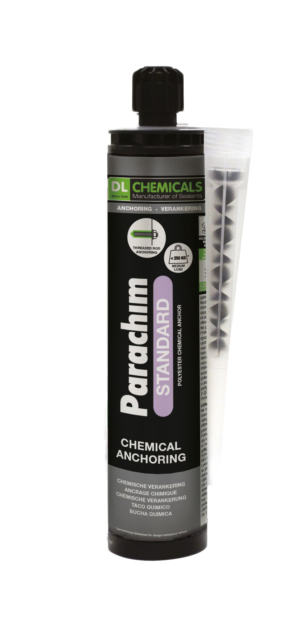 Chemische-anker Parachim Standaard 2-comp. polyester koker 300ML-5413624729748