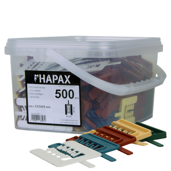 HAPAX uitvulplaatjes. div. maten. 40x55/ 500st.-5410439473989
