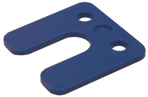 GB Druk/stelplaat 34744 4MM blauwe sleuf-48stuks-8714318030315