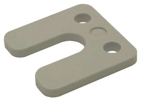GB Druk/stelplaat 34747 7MM grijs met sleuf-48stuks-8714318030377