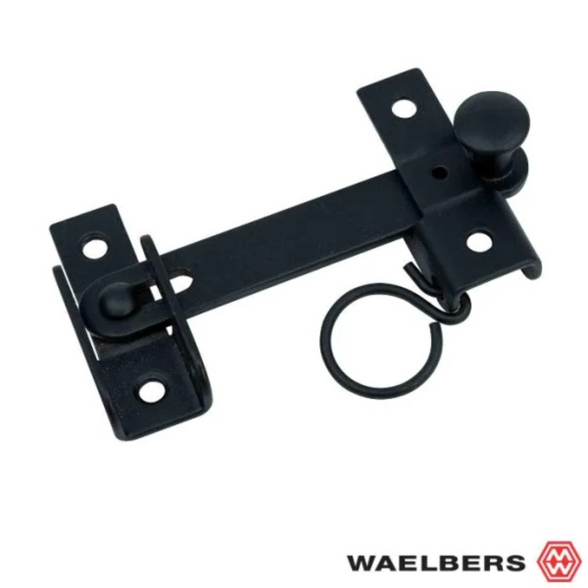 Luikoverslag 130x60mm zwart -voor luiken en deuren-8712513050176