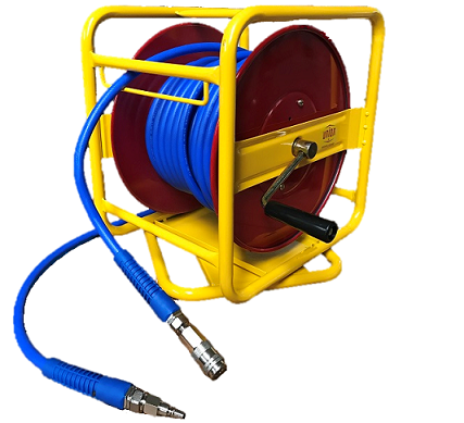 UNION Luchtslanghaspel 5025  8x12mm x 30 meter met koppelingen-8711701801408