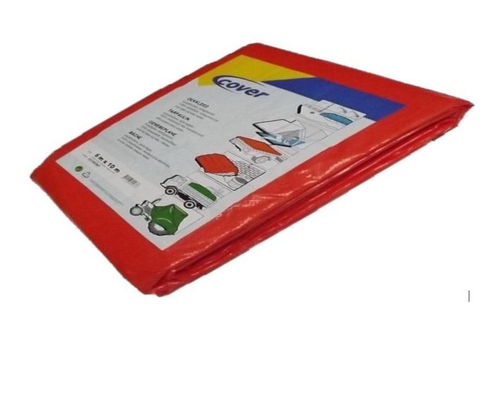 Afdekzeil T100 oranje 4 x 6 meter – Sterk en veelzijdig dekzeil Cover-8711516701047