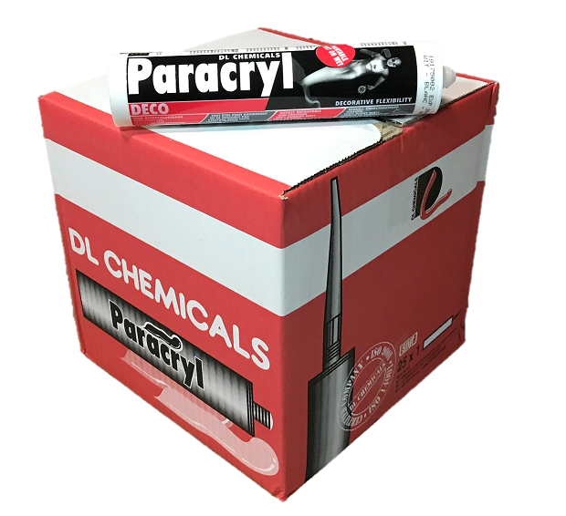 Paracryl Deco wit 310ML p/doos 25kokers-5413624104002