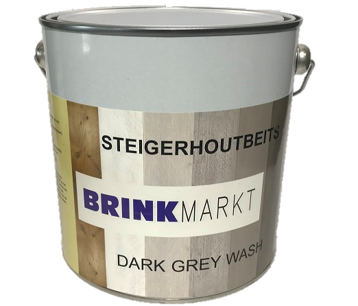 Fantasie Ga naar het circuit zacht Steigerhoutbeits Dark Greywash 2,5 Ltr | BRINKmarkt.nl