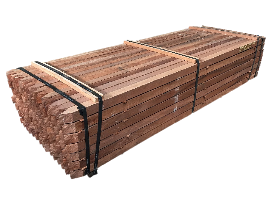 Hardhouten schutting palen fijnbezaagd 60x60x2500mm met punt-9502532699321
