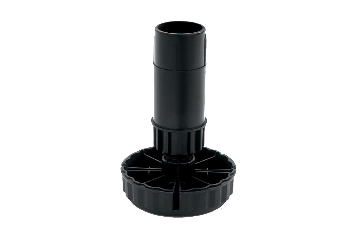 Verstelbare kastpoot 121mm  met montageblok 25mm compleet A311437+A311444-9502256724439