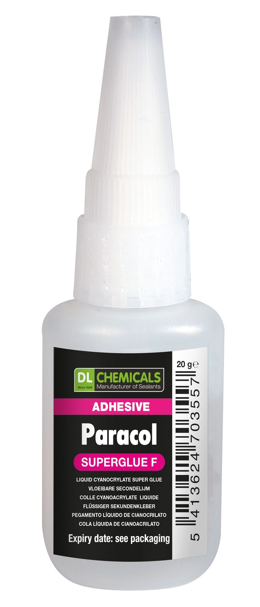 Paracol Superglue F Adhesive 20gr.-5413624703557