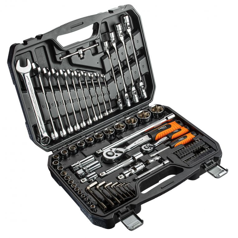 Doppenset 77 dlg, 1/4-1/2 aansluiting-5907558442120