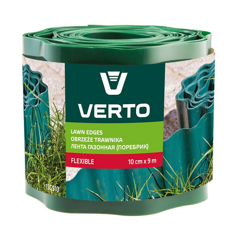 VERTO Graswand 10cm x 9m Groen-5902062037312