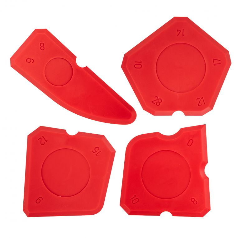 Siliconen Schraper set 4 delig-5902062057334