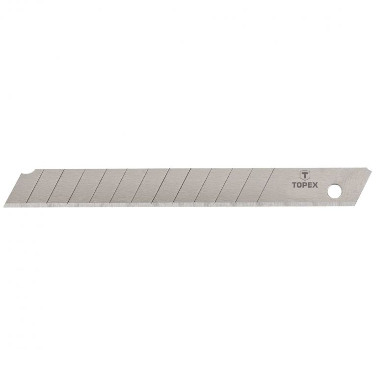 TOPEX Reservebladen Afbreekmes 9 mm – 10 Stuks Professionele Reservemessen. -ACTIE--5902062140289