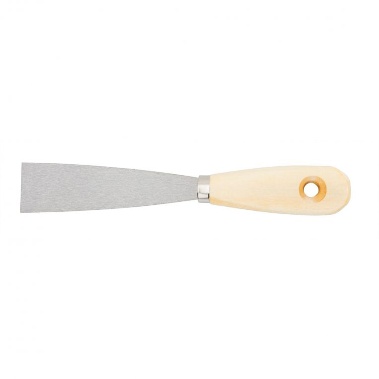 Plamuurmes 30mm met houten handvat-5902062120014