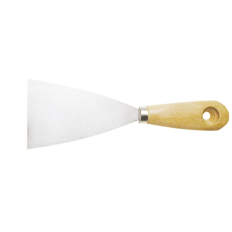 Plamuurmes 40mm met houten handvat-5902062120021