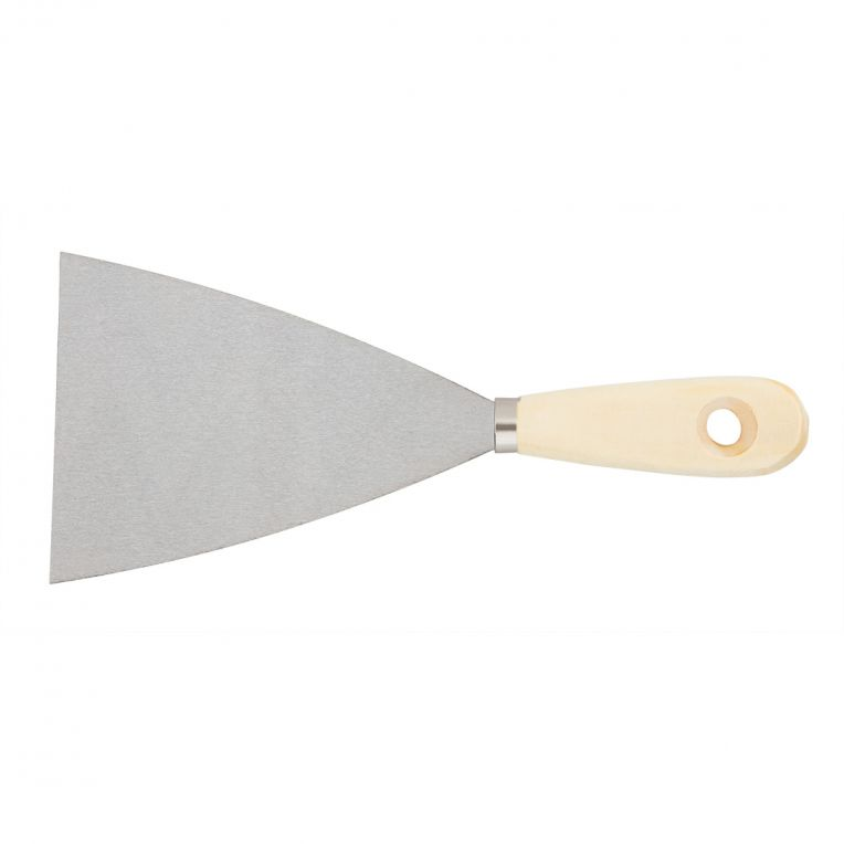Plamuurmes 100mm met houten handvat-5902062120069