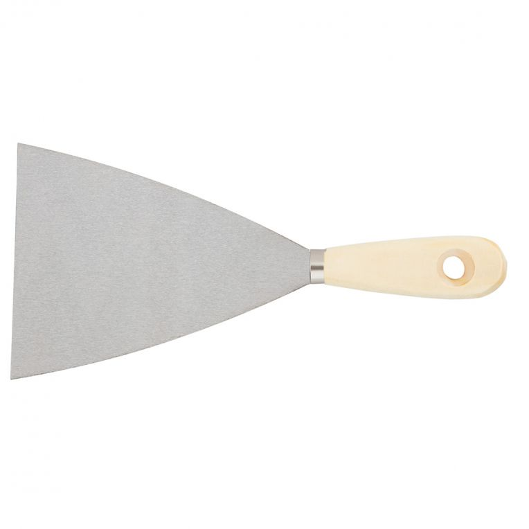 Plamuurmes 120mm met houten handvat-5902062120403