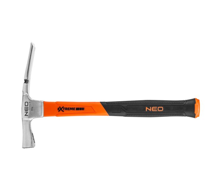 NEO EXTREME Metselaarshamer 600 gram Breed Fiber – Professionele Steenhamer. -ACTIE--5907558448351