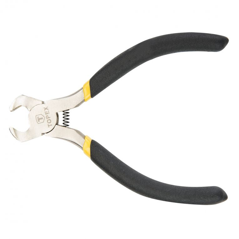 TOPEX Precisie-Bektang 115 mm – Fijne Puntbektang met Veer en Antislip Handgrepen. -ACTIE--5902062132055