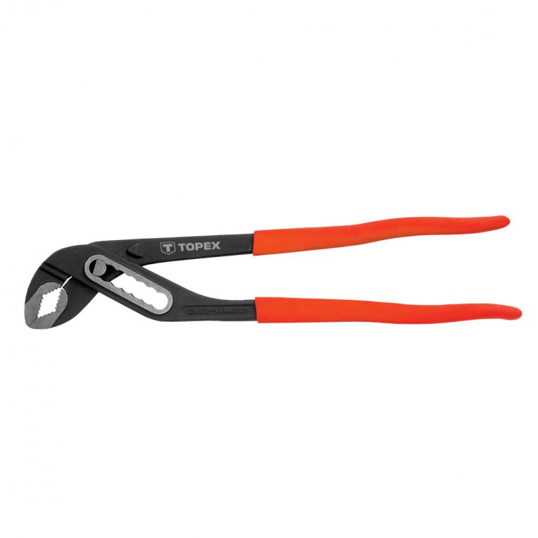 TOPEX Waterpomptang 250 mm – Verstelbare Griptang voor Buizen, Moeren en Fittingen. -UITVERKOOP--5902062345127