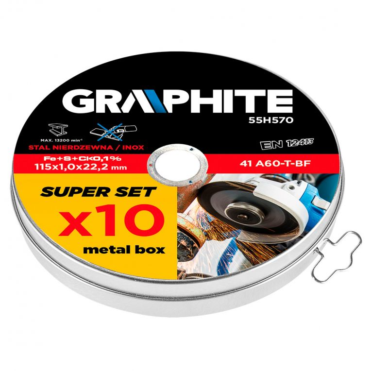 Doorslijpschijf Box, 115mm 10x-5902062024374