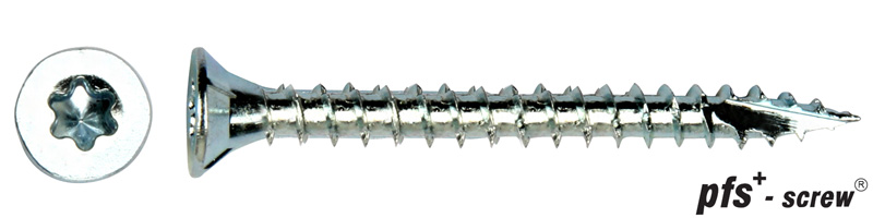 PFS houtschroeven 3,5x16 TORX/blank verzinkt per doos 200 stuks-5410439376655