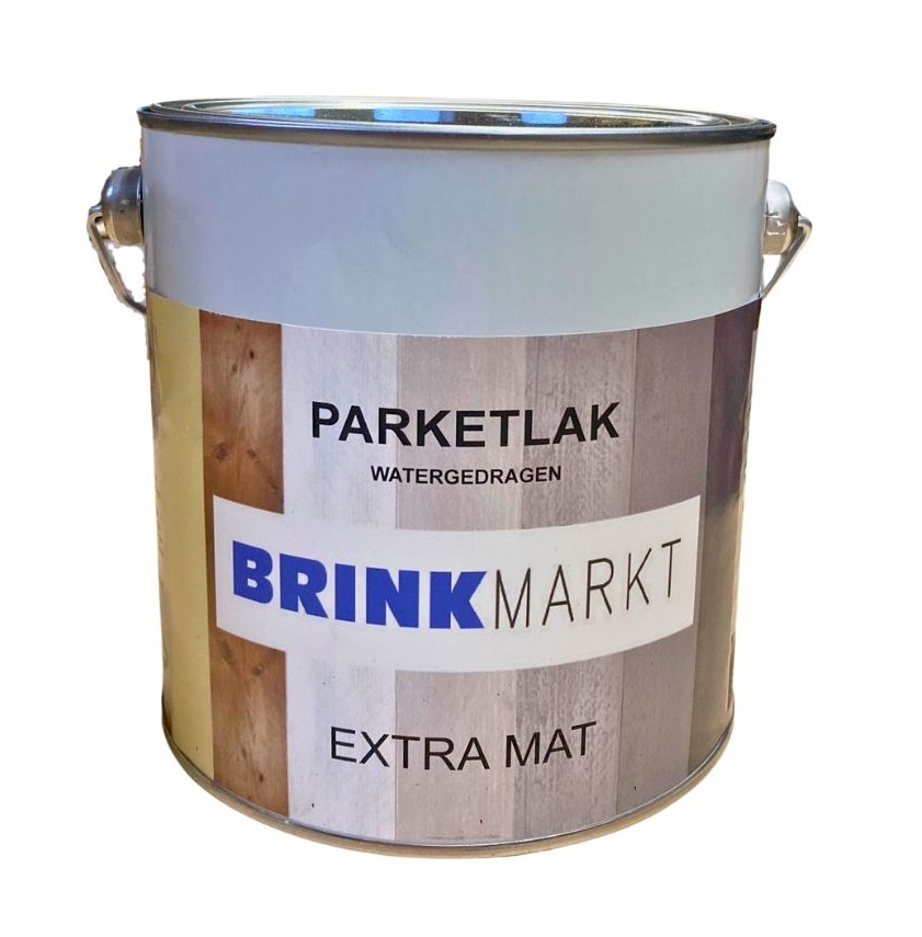 BM Parketlak Extra mat 2,5 Ltr watergedragen-9508794939533