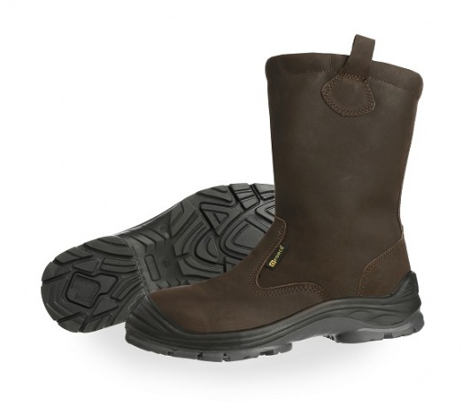 D-FORCE Ontario Leren veiligheids Laarzen S3 Bruin maat 45-5414943985914