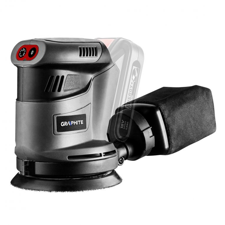 Excentrische Schuurmachine, 18v LI-ION, ENERGY +(Body zonder accu en lader)-5902062035424