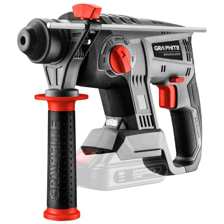 Hamer Boormachine SDS+, 18V Li-ION, Koolborstelloos ENERGY +-5902062059789