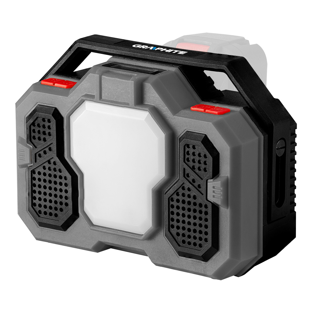 Bouwradio en Werklamp in 1, 18V Li-ION Energy+-5902062073020