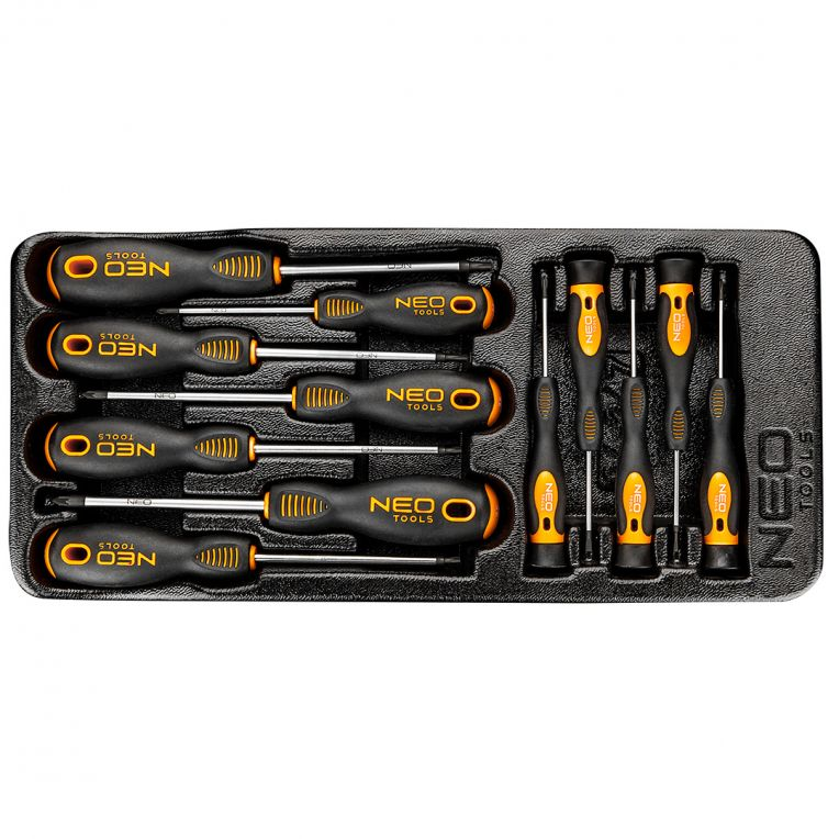 Schroevendraaierset 12 Delig PZ-Torx, Precisie Serie, Inleglade,-5907558424447
