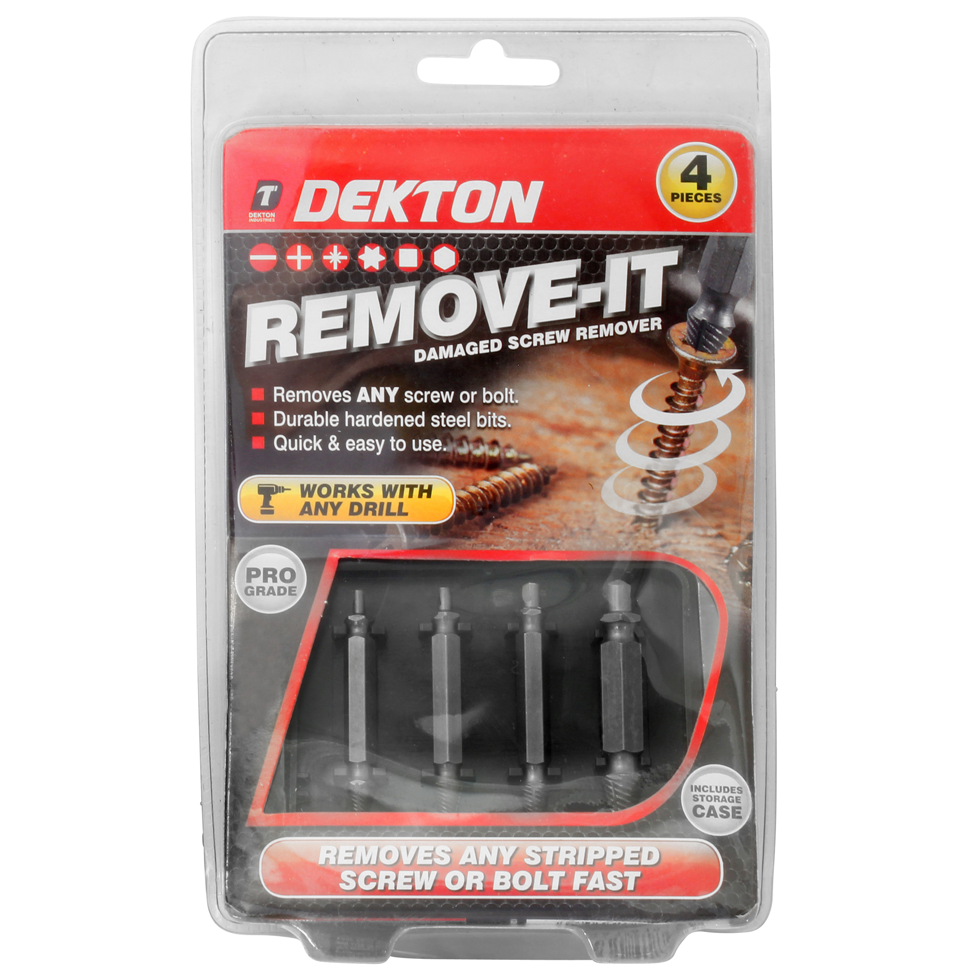 Schroef Verweiderset 4 Delig-5055441418469