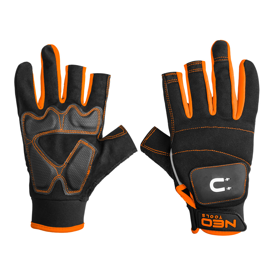 Werkhandschoen met magneet M10 Vingerloos-5907558462418