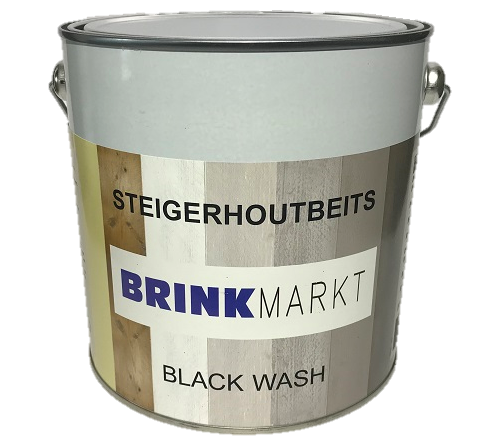 BM Steigerhoutbeits Blackwash 2,5 Ltr Watergedragen-8712501200194