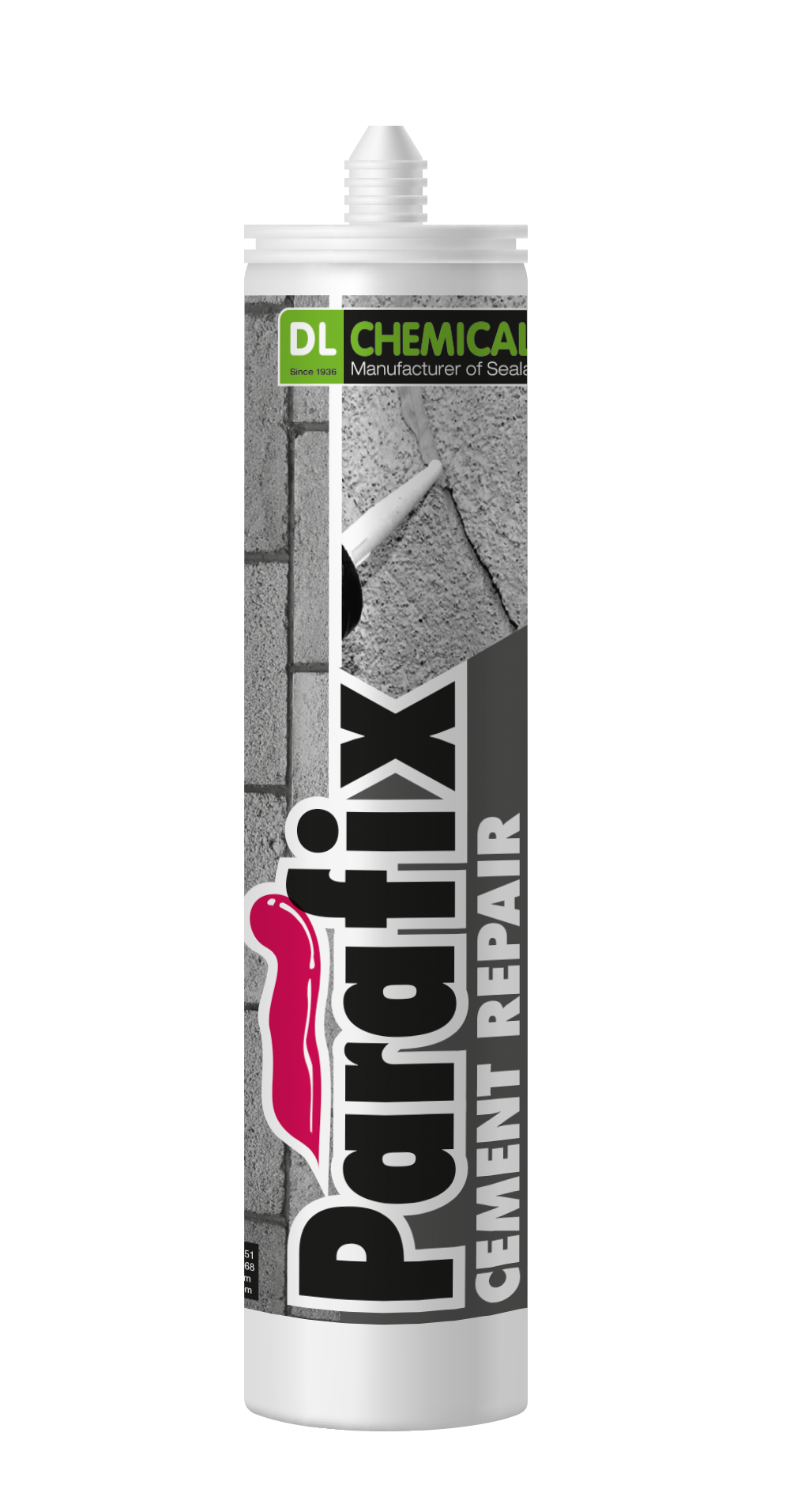 Parasilico Reparatiepasta Parafix Cement Repair koker 310ml-5413624010853