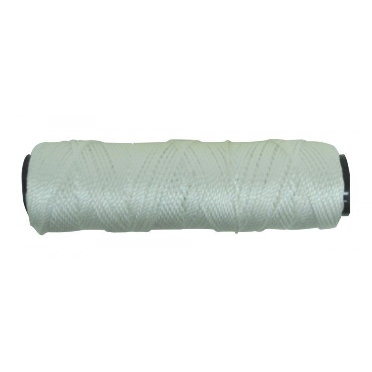 Metselkoord wit 50mtr -1,5mm Nylon op rol-8712437707019