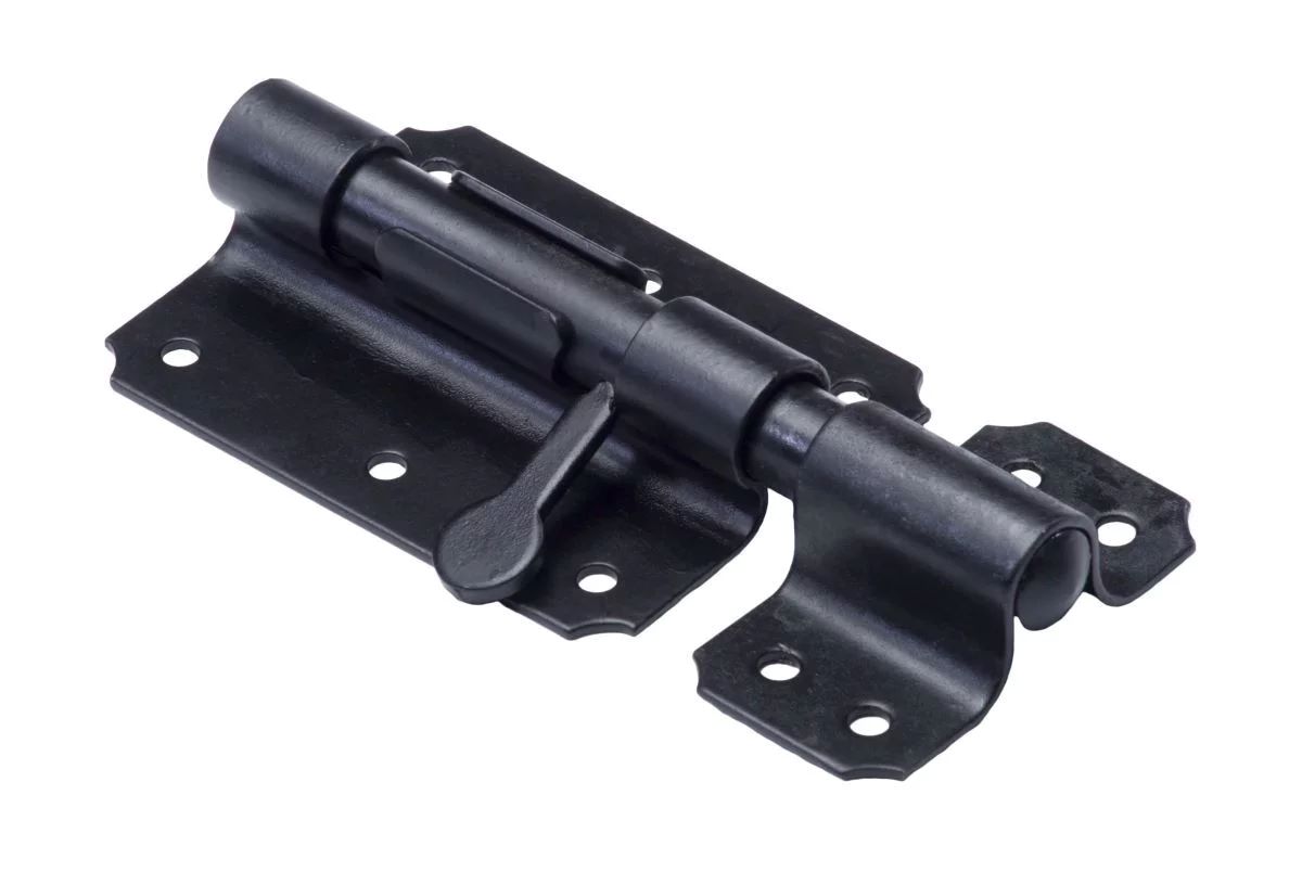 Blackline Plaatgrendel 100x60mm zwart-8712513050053