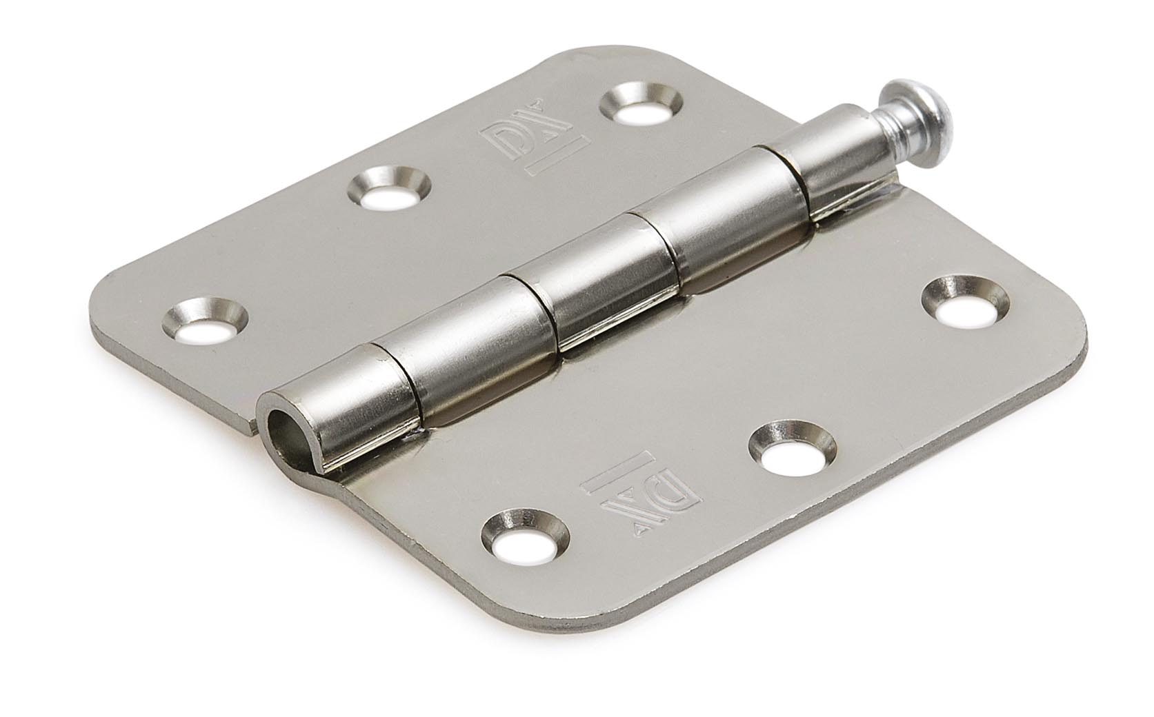 DX Scharnier met losse pen ronde hoeken pen 76x76 mm verzinkt-8714140143191