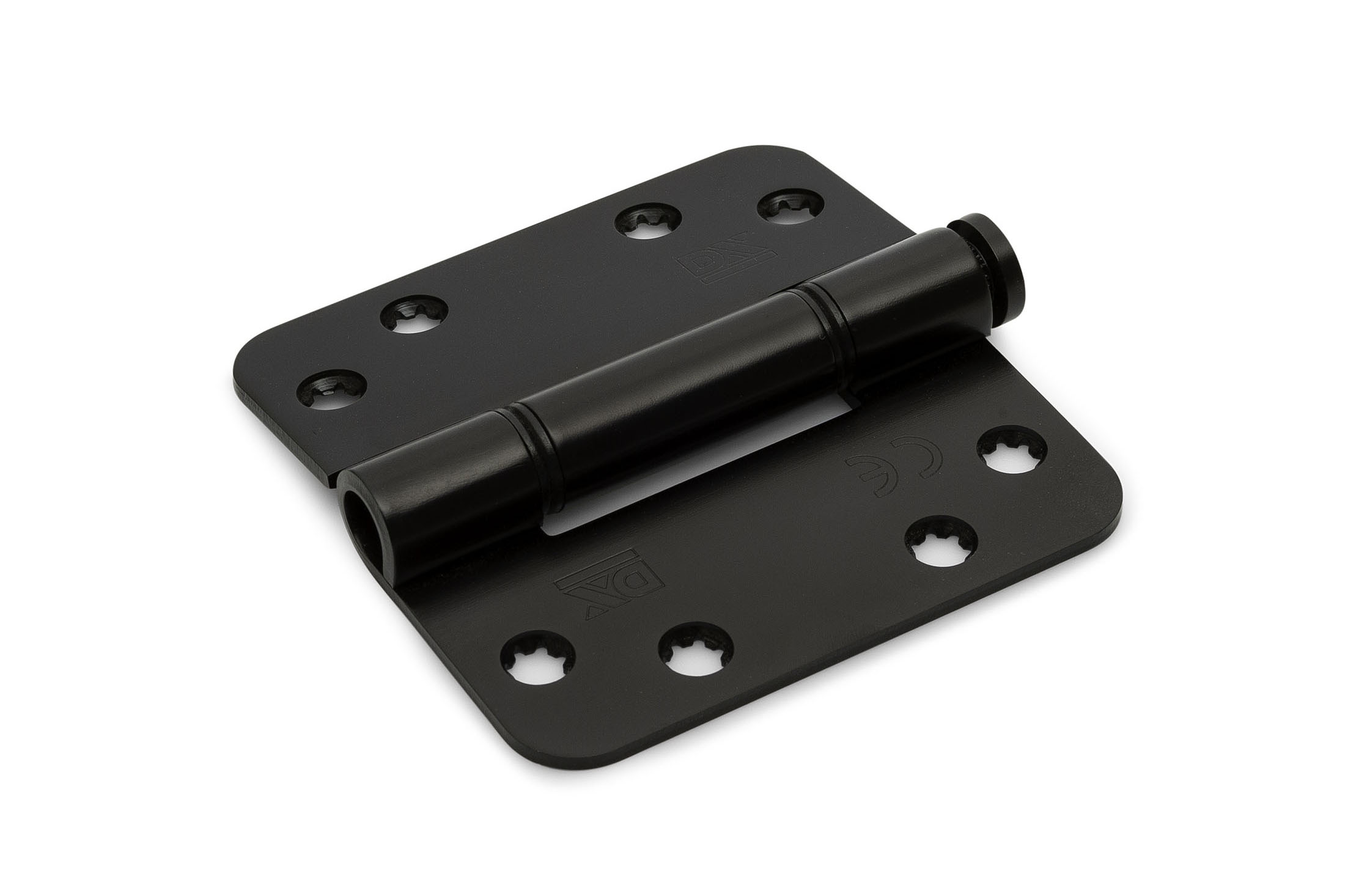 DX Glijlagerscharnier ronde hoeken 3 mm 89x89 mm zwart-8714140217717