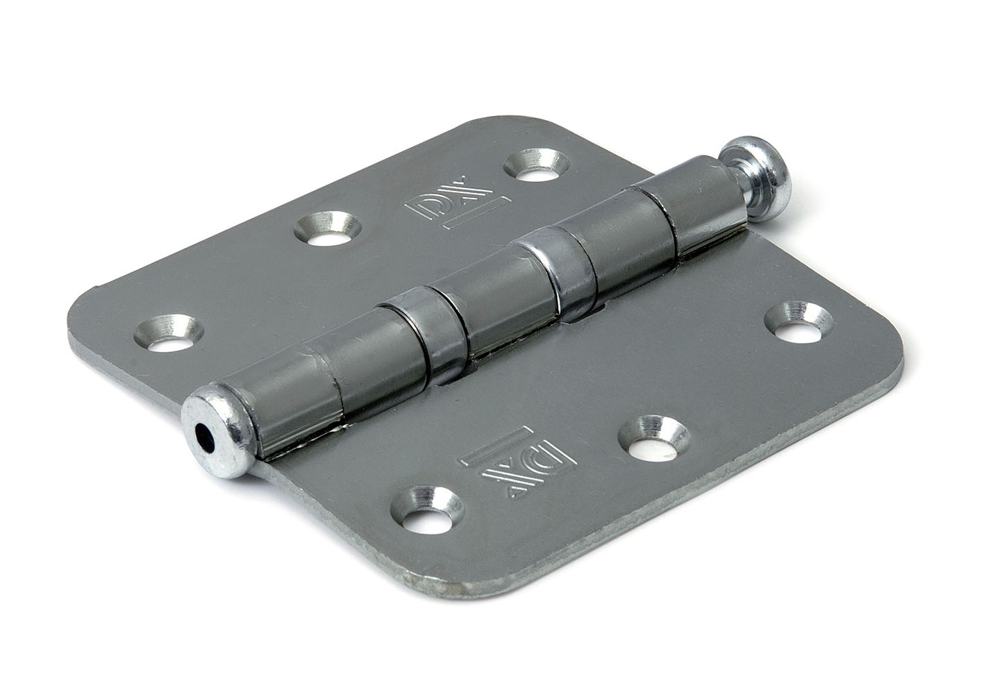 DX Kogellagerscharnier ronde hoeken 76x76 mm verzinkt-8714140143252