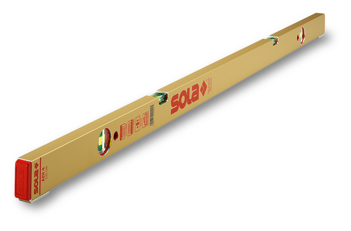 Sola AZH4 120 Waterpas met stelvoetjes120cm 4 libellen-9002719000945