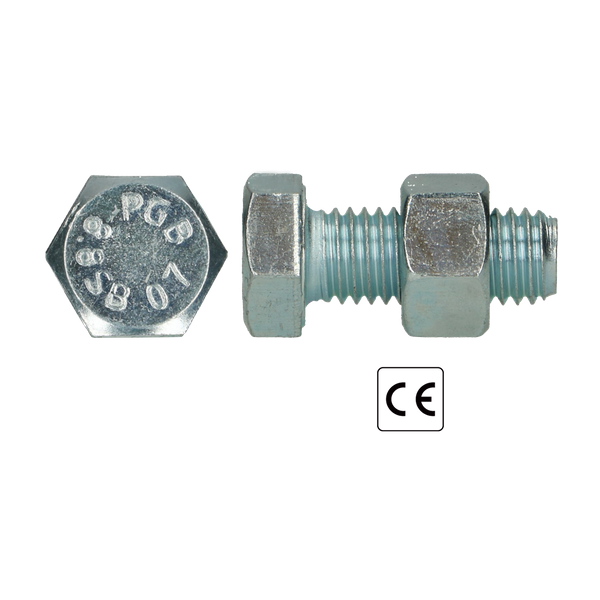 Constructiebout 8.8 Verzinkt M14x30 50st-5410439478908